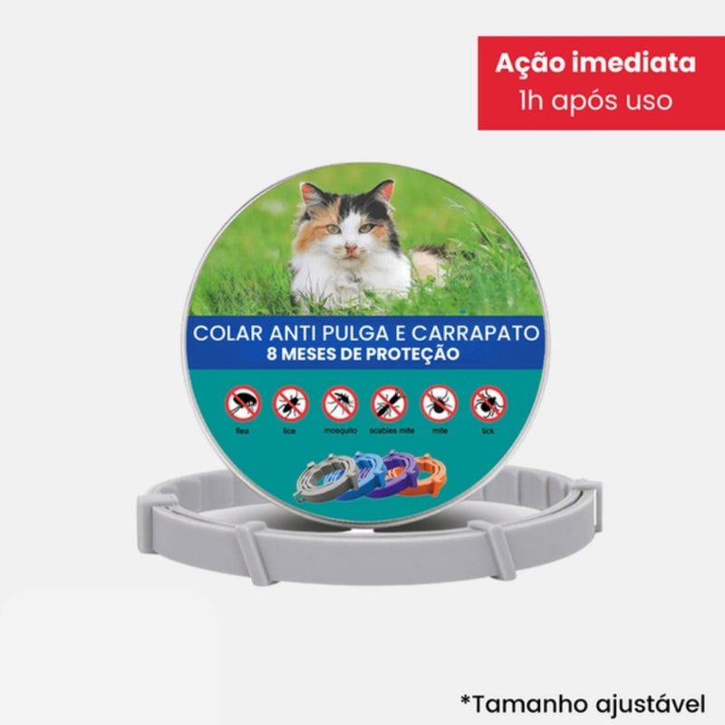 SafePet - Colar Anti Parasitas Premium [8 meses de proteção] - Net Shop Brasil