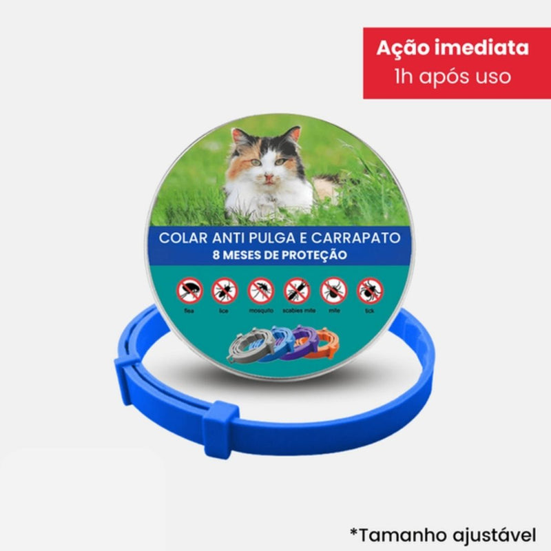 SafePet - Colar Anti Parasitas Premium [8 meses de proteção] - Net Shop Brasil