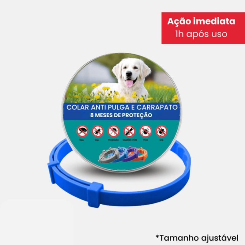 SafePet - Colar Anti Parasitas Premium [8 meses de proteção] - Net Shop Brasil