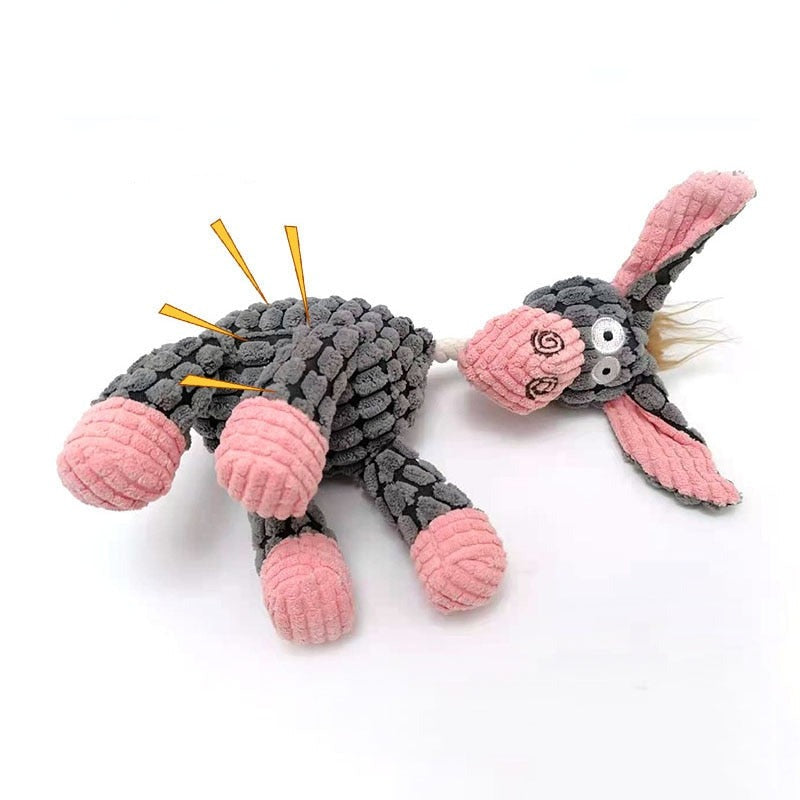Brinquedo De Pelúcia Para Cães Animais Divertidos - Net Shop Brasil