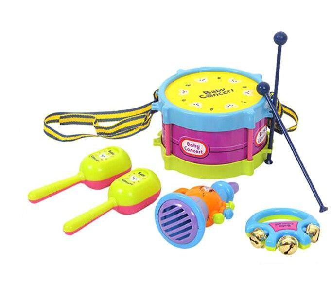 Baby Concert - Kit com 5 Instrumentos Musicais Infantis - PROMOÇÃO DIA DAS CRIANÇAS! - Net Shop Brasil