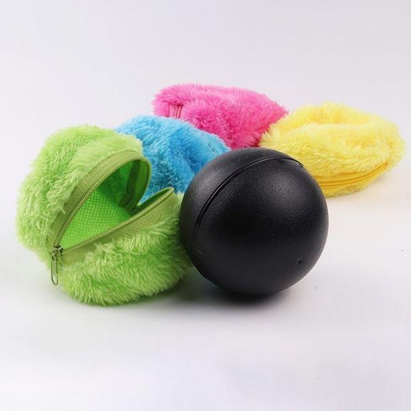 Fluffy Ball Bolinha de Rolagem Automática + Brindes (4 Capas de Pelúcia) - Net Shop Brasil