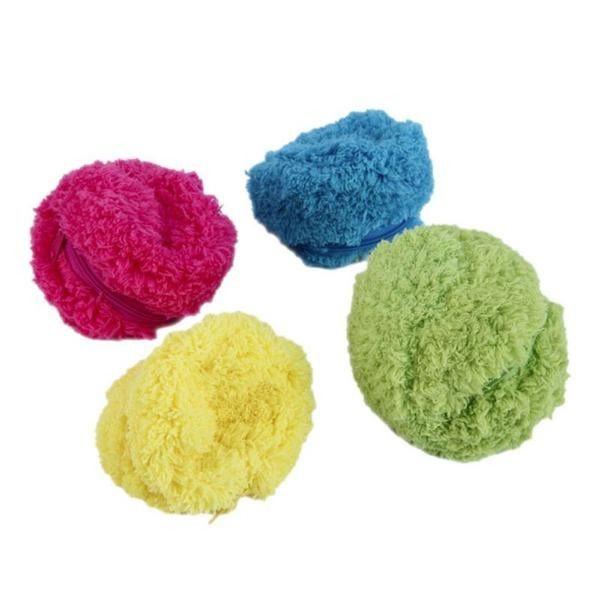 Fluffy Ball Bolinha de Rolagem Automática + Brindes (4 Capas de Pelúcia) - Net Shop Brasil