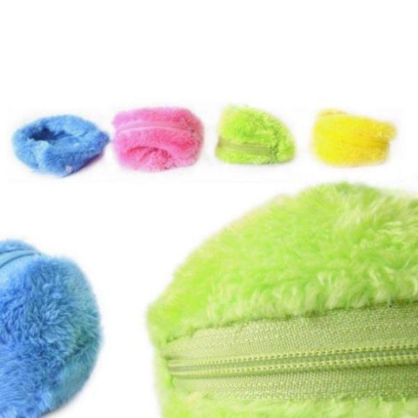 Fluffy Ball Bolinha de Rolagem Automática + Brindes (4 Capas de Pelúcia) - Net Shop Brasil