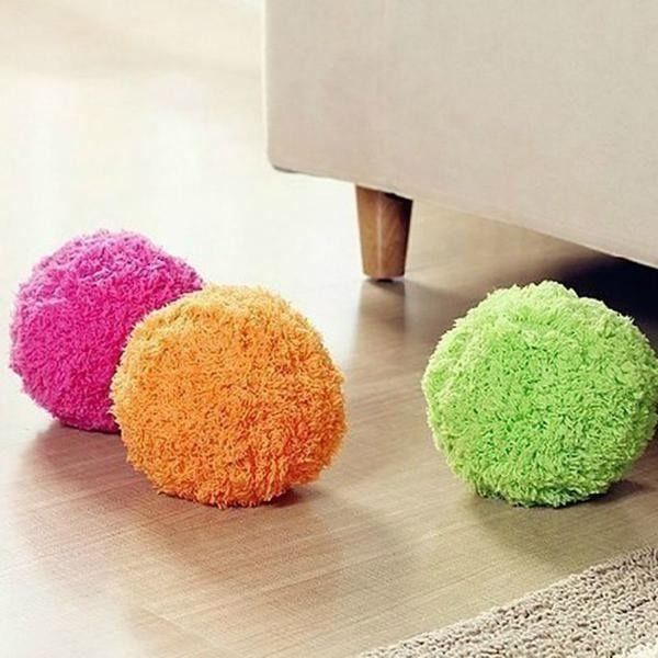 Fluffy Ball Bolinha de Rolagem Automática + Brindes (4 Capas de Pelúcia) - Net Shop Brasil