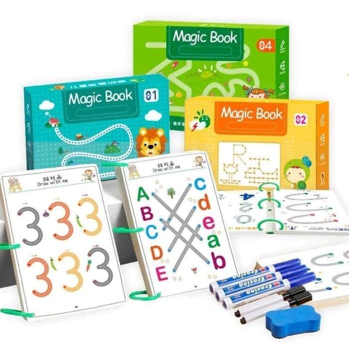 Caderno de Traço e Desenho Infantil MagicBook - Net Shop Brasil