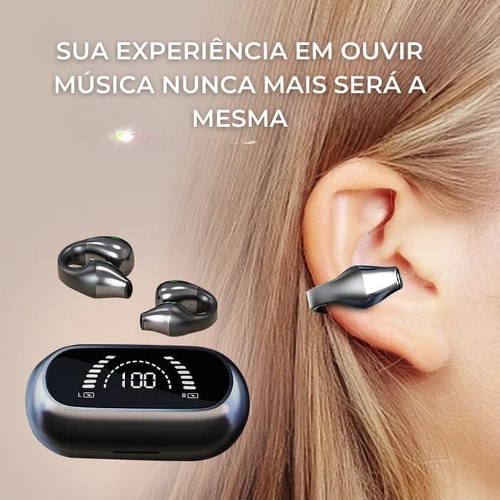 Fone de Ouvido Bluetooth de Condução óssea Experience Sound - Net Shop Brasil