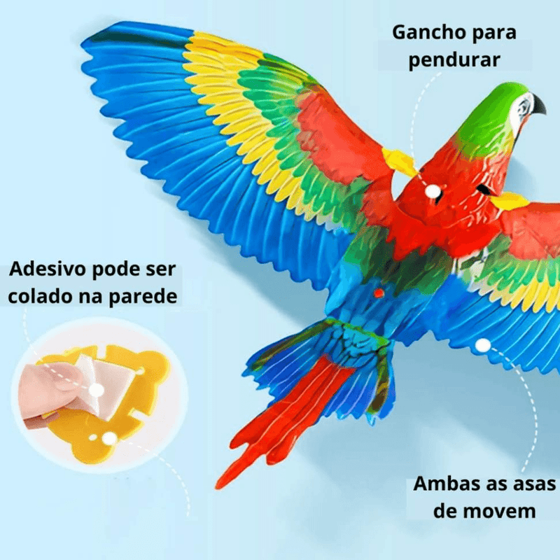 Brinquedo Simulador Pássaro Elétrico - CatFly - Net Shop Brasil