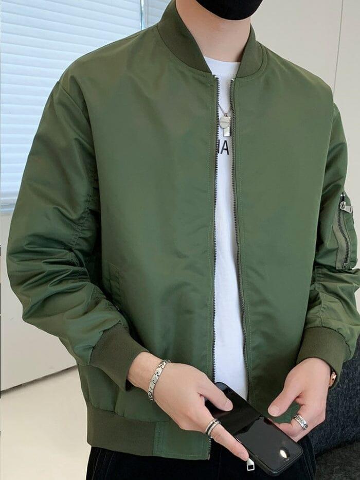 Jaqueta Bomber Classic - Jaqueta de Alto Padrão Estilo Americana - Net Shop Brasil