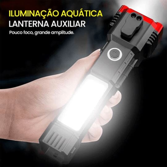 Lanterna Tática 4 em 1 - Net Shop Brasil