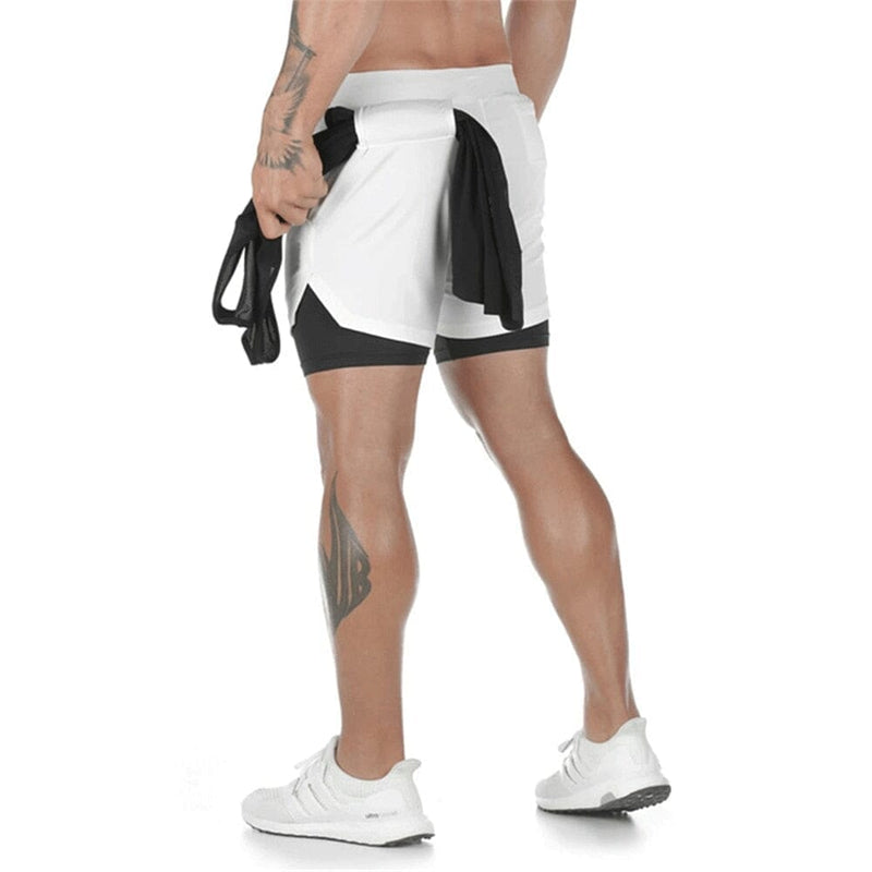 Shorts Dupla Camada Masculino para Academia - Net Shop Brasil